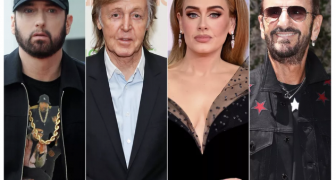 Adele, Eminem, Paul McCartney, Ringo Starr 1 Award Shy of EGOT Status – People Magazine