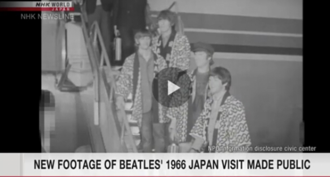 New footage of Beatles’ 1966 visit to Japan made public | NHK WORLD-JAPAN News