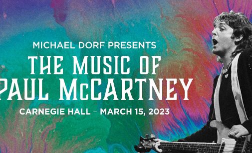 Paul McCartney being honored at “The Music of” benefit at Carnegie Hall