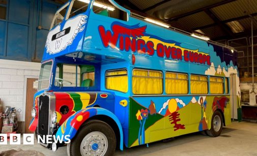 Wings Over Europe: Paul McCartney’s 1972 tour bus restored – BBC News