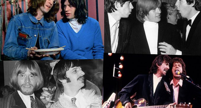 Eight Times the Beatles and Rolling Stones Worked Together