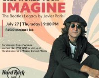 John Lennon tribute act performs at Hard Rock Cafe on July 27