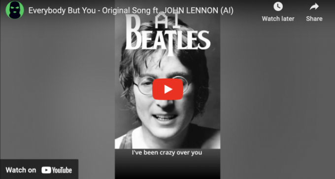 This is the amateur-made AI John Lennon song that’s freaking everyone out. | Alan Cross