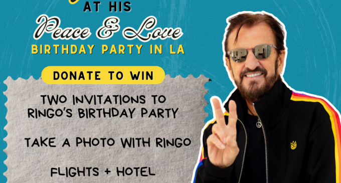 Meet Ringo Starr at his Peace & Love Birthday Party in Los Angeles!