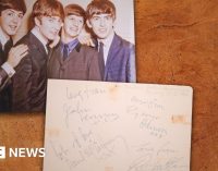 Beatles and Bob Marley autographs among set that fetches £78k