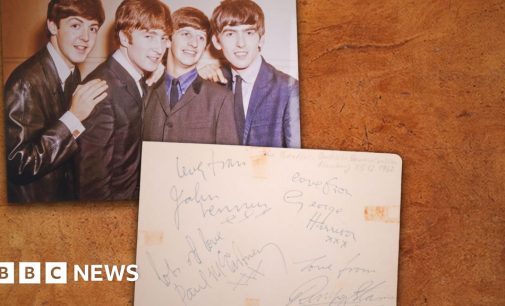 Beatles and Bob Marley autographs among set that fetches £78k