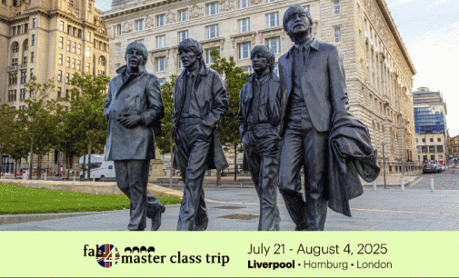 Fab Four Master Class Trip 2025 – ON SALE NOW!