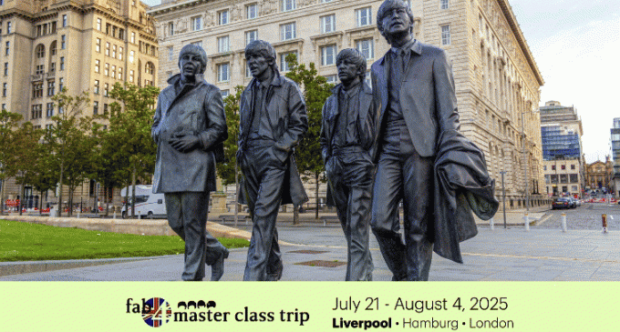 Fab Four Master Class Trip 2025 – ON SALE NOW!