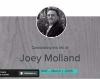 Joey Molland Memorial Service – Live on Youtube