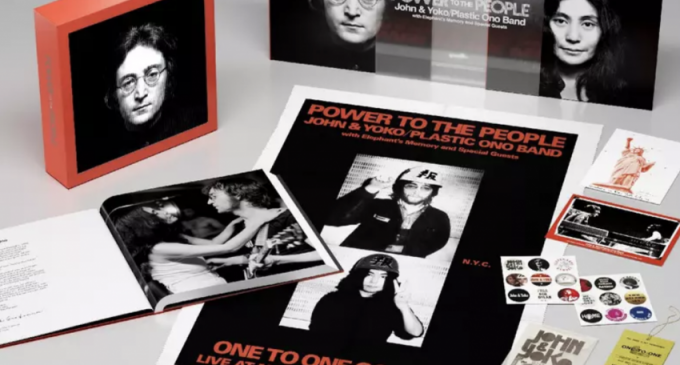 John Lennon’s NYC Period Collected in Box, ‘Power to the People’