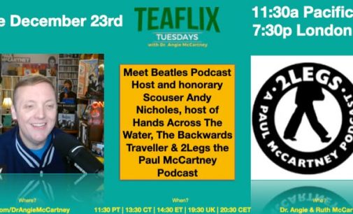 TeaFlix Tuesday with Andy Nicholes – a Beatles podcast host with a real passion for Liverpool