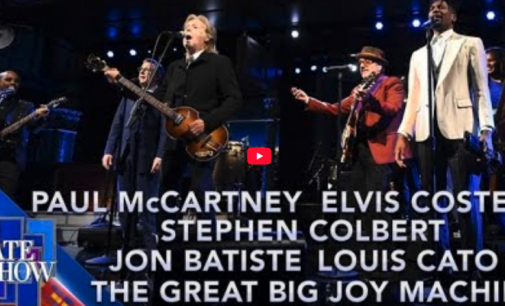 “The Late Show” signs off with two powerful musical performances back-to-back,