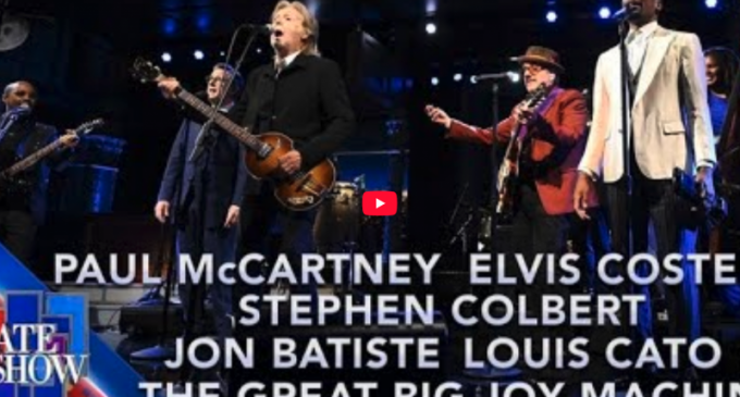“The Late Show” signs off with two powerful musical performances back-to-back,