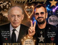 Happy Birthday Jim McCartney and Ringo Starr!