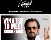 Wanna meet up with Ringo Starr?