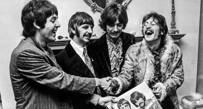 John Lennon and Paul McCartney crack up while working out “Day Tripper” | GuitarPlayer