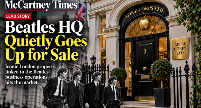 Beatles Business Headquarters Quietly Goes Up for Sale