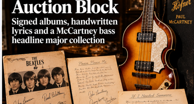 Beatles Treasure Trove Heads to Auction This Weekend