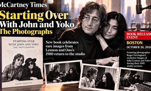 Boston: the book-release celebration for Starting Over With John and Yoko: The Photographs
