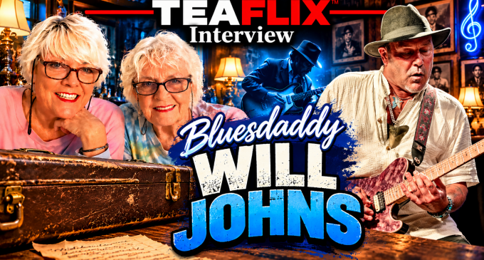 Rock’n’Roll Royalty aka Bluesdaddy Will Johns joins Teaflix Tuesdays