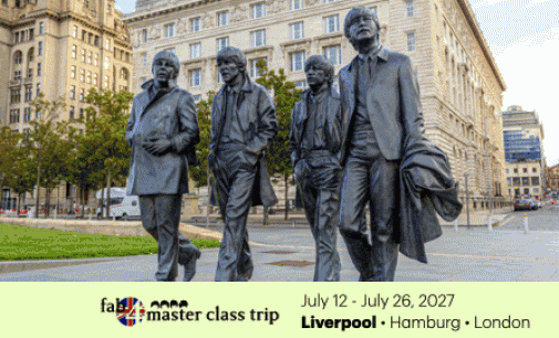 Fab Four Master Class Trip 2027 – ON SALE NOW!